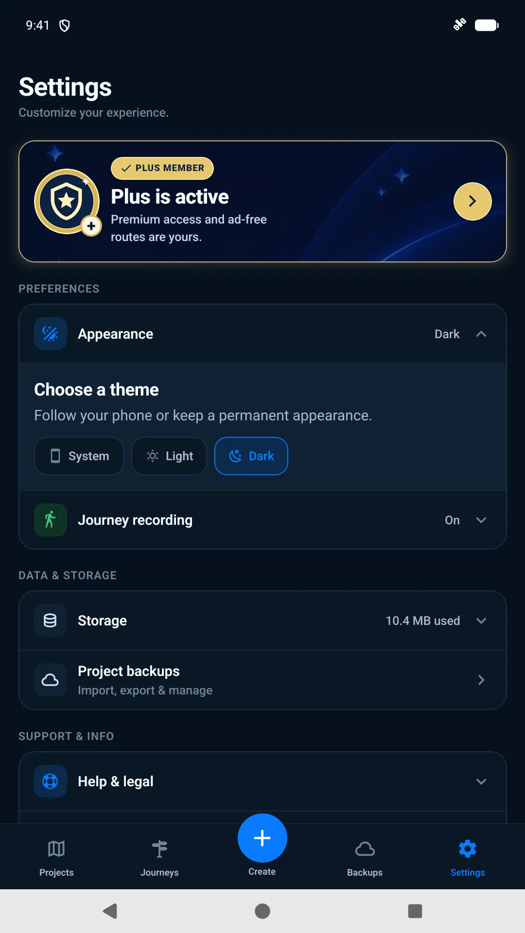 A workspace that fits screen in AnimateMyRoute